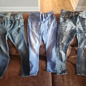Girl's Blue Jeans Size 8 Bundle/ Lot